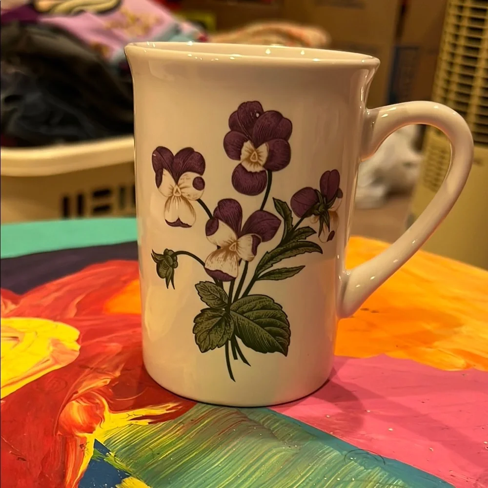 Fannie May floral White Mug